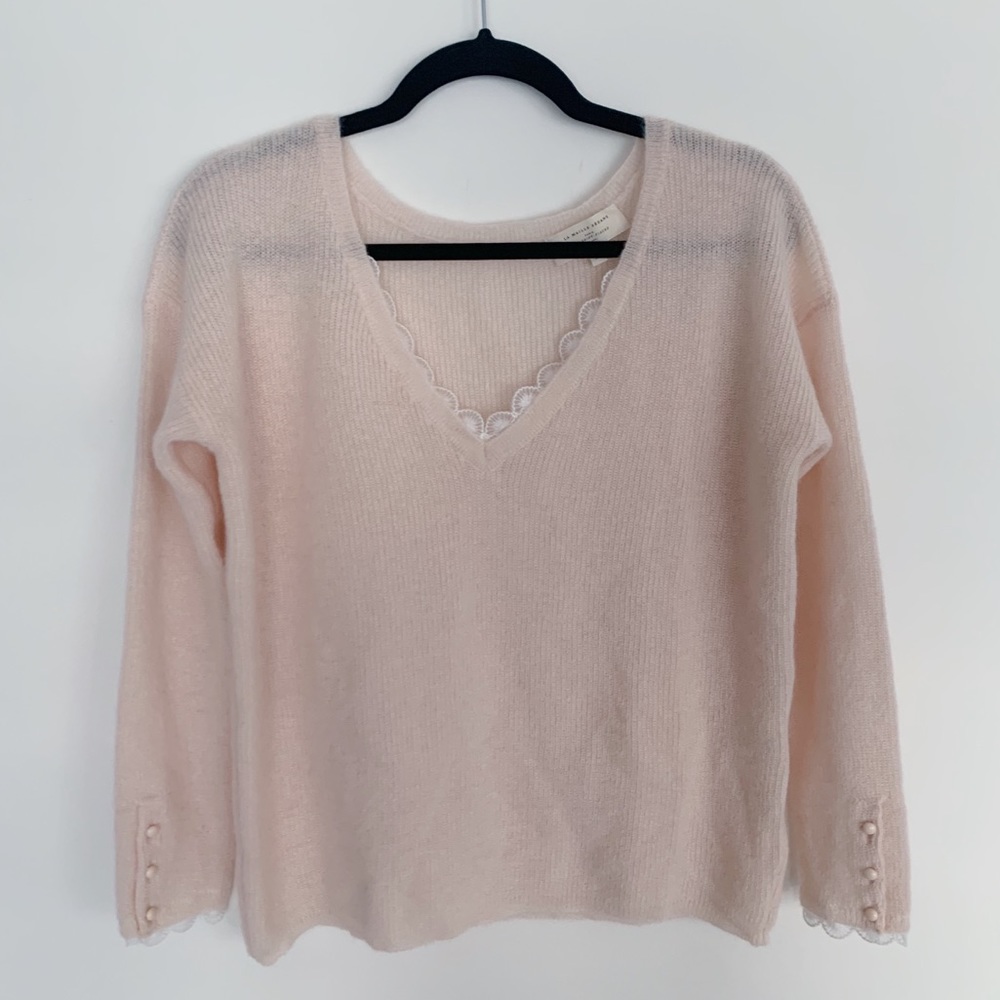Sezane Nicky Sweater (Jumper) - Nude XS